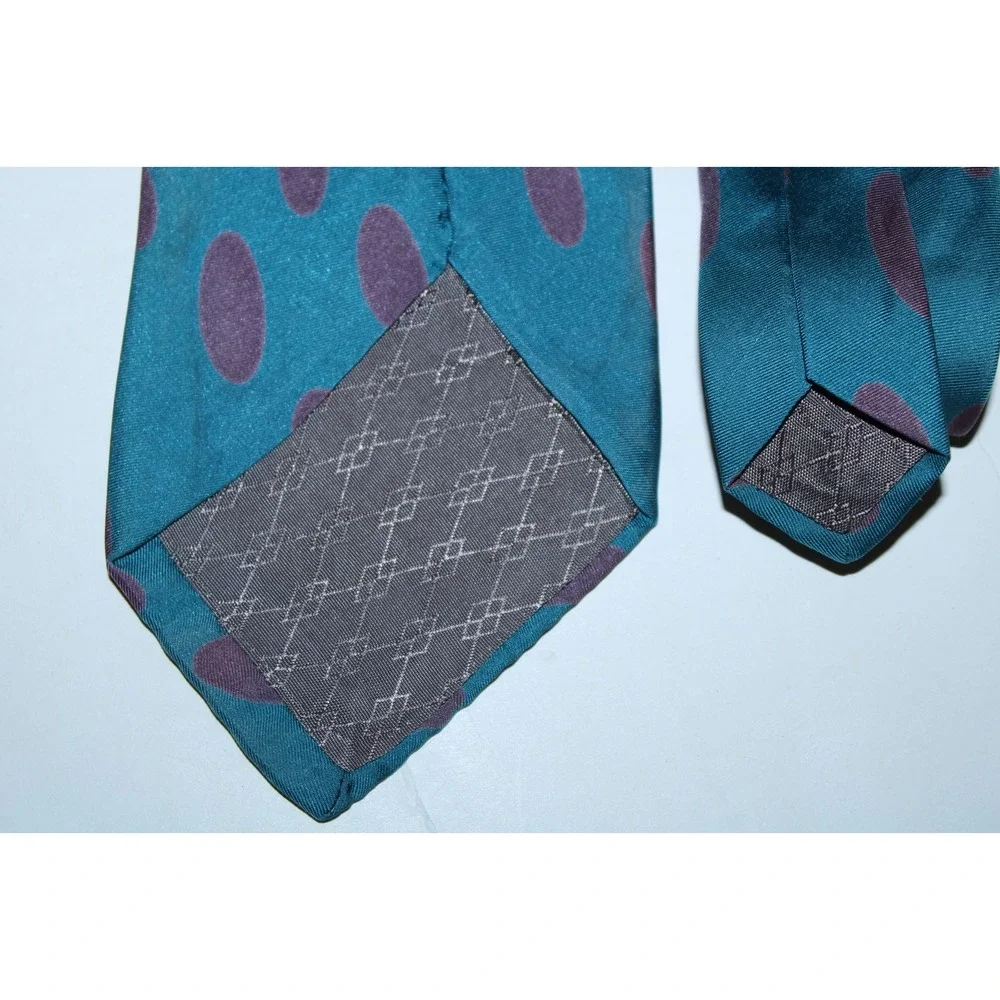 Pierre Balmain Men's Multicolor Lot of 2 Vintage Silk Ties - Picture 7 of 9
